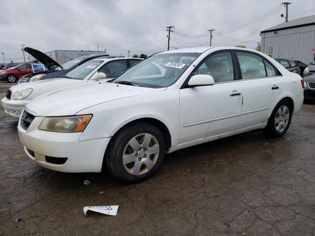 5NPET46CX8H351776 - 2008 HYUNDAI SONATA GLS WHITE photo 1