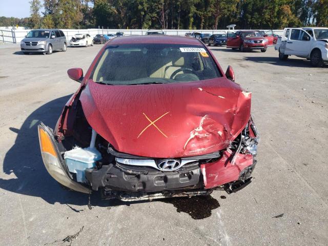 KMHDH4AE5CU354441 - 2012 HYUNDAI ELANTRA GLS RED photo 5