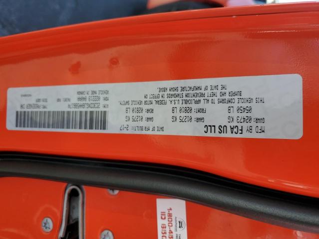 2C3CDXGJ6HH586174 - 2017 DODGE CHARGER R/T 392 RED photo 12