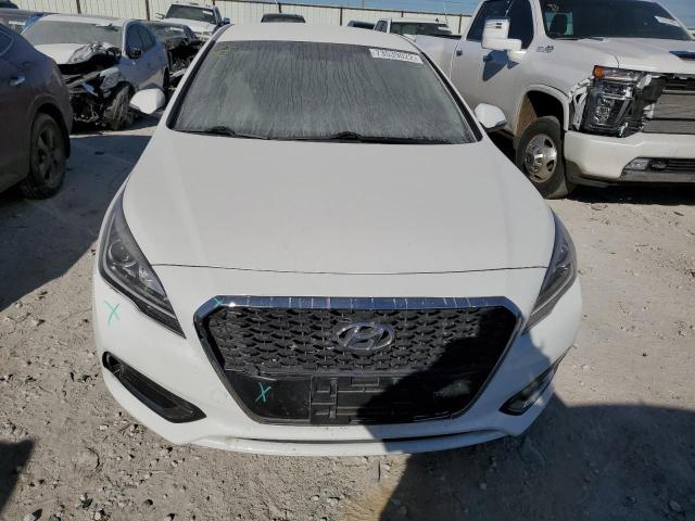 KMHE24L11GA008667 - 2016 HYUNDAI SONATA HYB WHITE photo 5