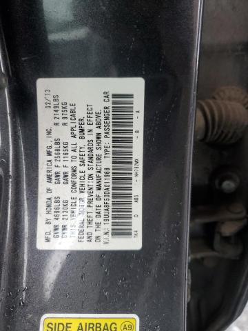 19UUA8F50DA011968 - 2013 ACURA TL TECH GRAY photo 12