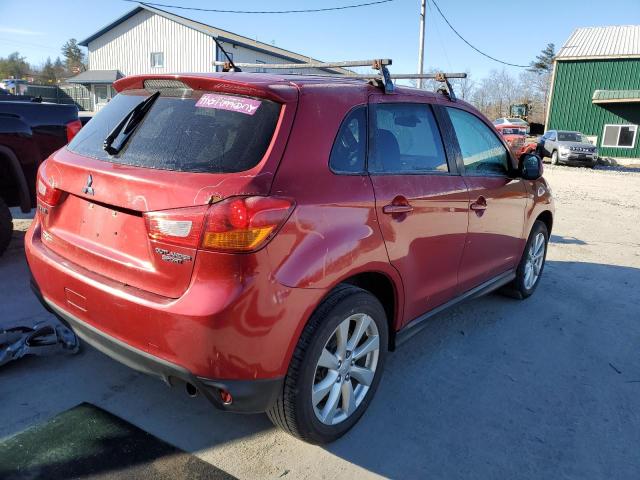 4A4AP3AU1FE009586 - 2015 MITSUBISHI OUTLANDER ES RED photo 3