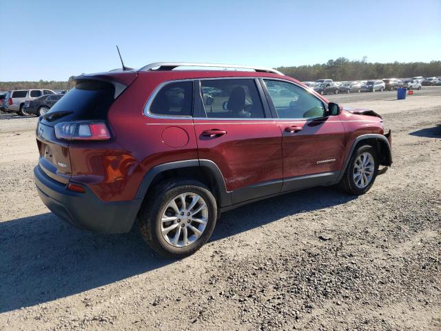 1C4PJLCB5KD266068 - 2019 JEEP CHEROKEE LATITUDE BURGUNDY photo 3