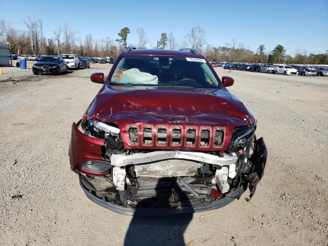 1C4PJLCB5KD266068 - 2019 JEEP CHEROKEE LATITUDE BURGUNDY photo 5