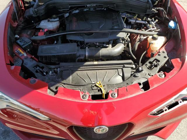 ZASPAKBNXM7D11018 - 2021 ALFA ROMEO STELVIO TI RED photo 12