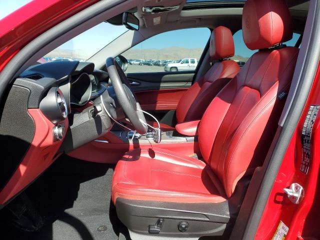ZASPAKBNXM7D11018 - 2021 ALFA ROMEO STELVIO TI RED photo 7