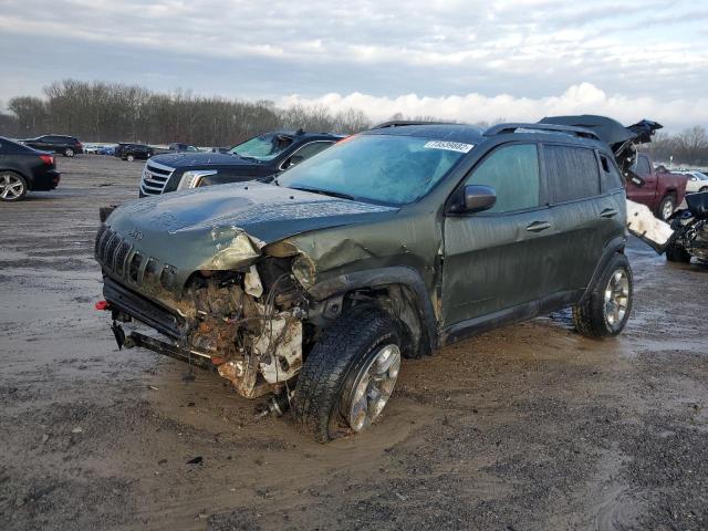 1C4PJMBN8KD429457 - 2019 JEEP CHEROKEE TRAILHAWK GREEN photo 1