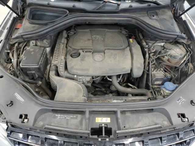 4JGDA5HB8FA518308 - 2015 MERCEDES-BENZ ML 350 4MATIC GRAY photo 12