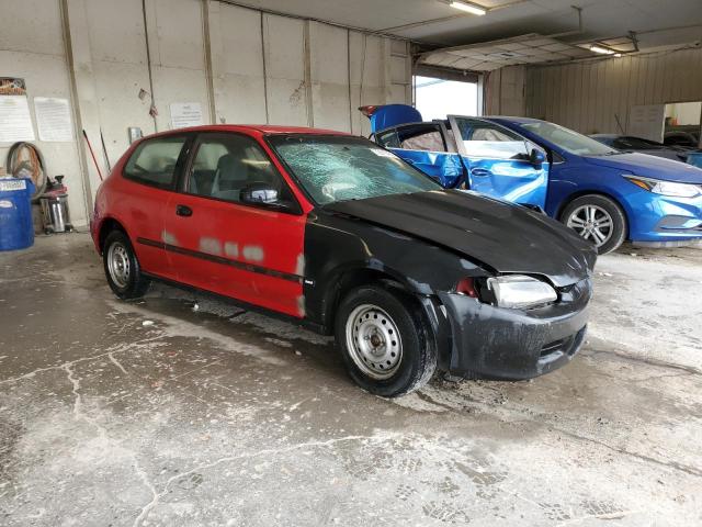 2HGEH2360SH521049 - 1995 HONDA CIVIC DX RED photo 4