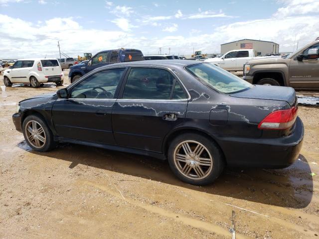 1HGCG16531A066914 - 2001 HONDA ACCORD EX BLACK photo 2