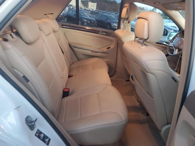4JGBB8GB9AA541399 - 2010 MERCEDES-BENZ ML 350 4MATIC WHITE photo 10