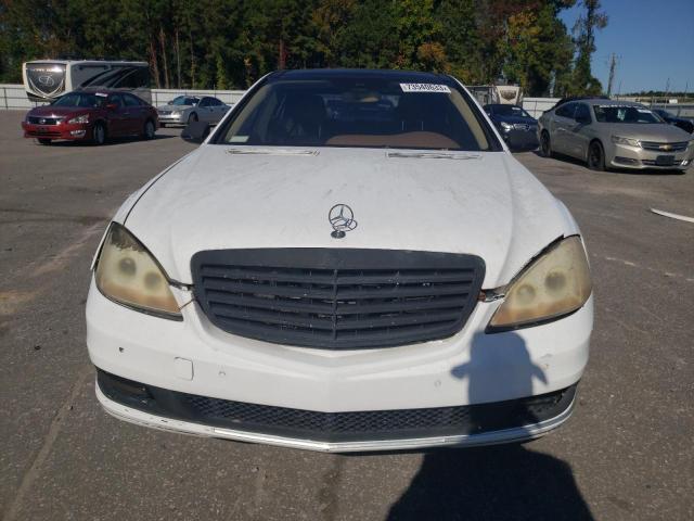 WDDNG71X28A232519 - 2008 MERCEDES-BENZ S 550 WHITE photo 5