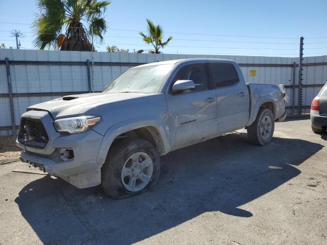 3TMAZ5CN8KM084678 - 2019 TOYOTA TACOMA DOUBLE CAB GRAY photo 1