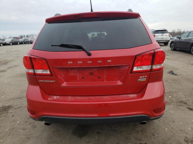 3C4PDCBG2FT752227 - 2015 DODGE JOURNEY SXT RED photo 6