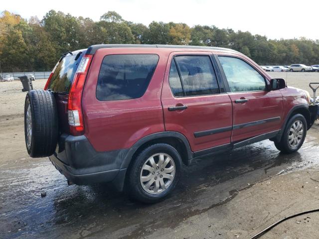 JHLRD68806C017285 - 2006 HONDA CR-V EX RED photo 3