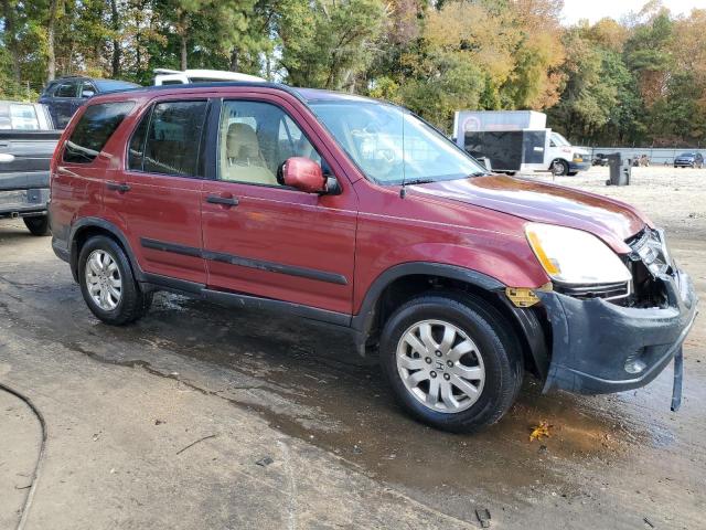 JHLRD68806C017285 - 2006 HONDA CR-V EX RED photo 4