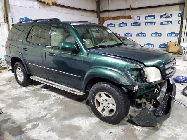 5TDZT38A21S055626 - 2001 TOYOTA SEQUOIA LIMITED GREEN photo 4