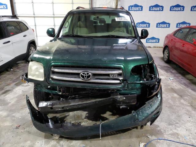 5TDZT38A21S055626 - 2001 TOYOTA SEQUOIA LIMITED GREEN photo 5