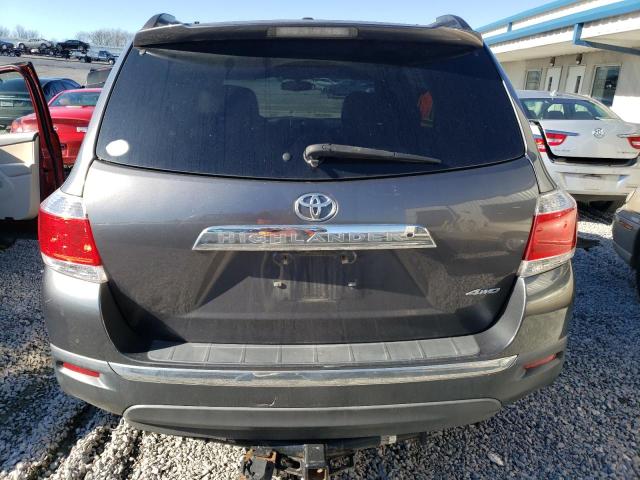 5TDDK3EH9BS066414 - 2011 TOYOTA HIGHLANDER LIMITED GRAY photo 6