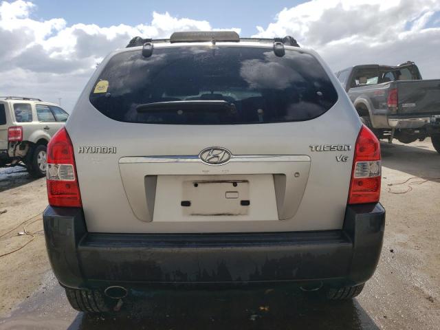 KM8JN12D05U103555 - 2005 HYUNDAI TUCSON GLS SILVER photo 6