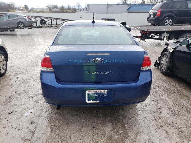 1FAHP32N18W225289 - 2008 FORD FOCUS S/SE BLUE photo 6