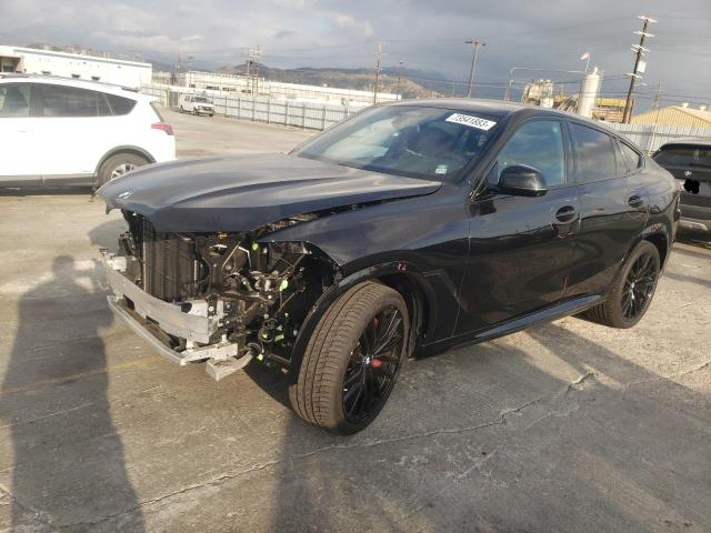 5UXCY8C04M9F79559 - 2021 BMW X6 M50I BLACK photo 1