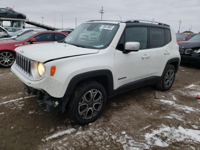 ZACCJBDT4GPD05175 - 2016 JEEP RENEGADE LIMITED WHITE photo 1