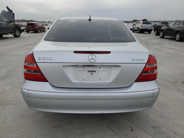 WDBUF83JX6X191766 - 2006 MERCEDES-BENZ E 500 4MATIC SILVER photo 6