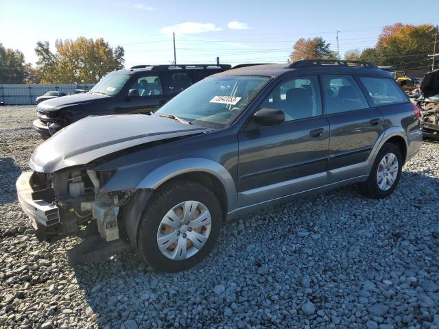 4S4BP60CX97329211 - 2009 SUBARU OUTBACK GRAY photo 1