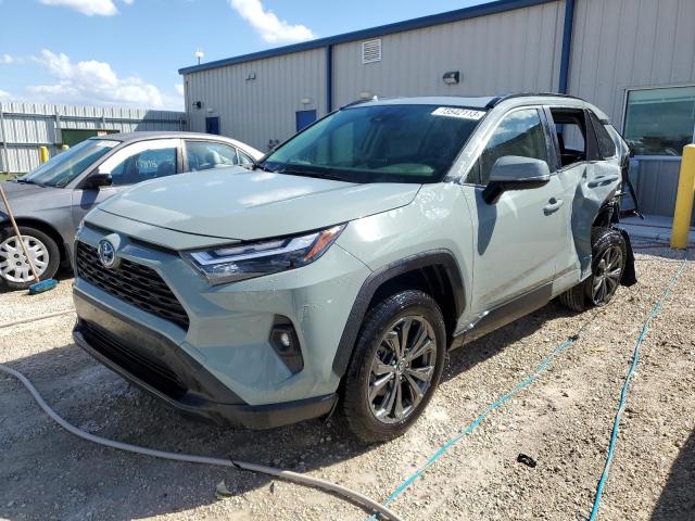 JTMB6RFV3ND077637 - 2022 TOYOTA RAV4 XLE PREMIUM GRAY photo 1