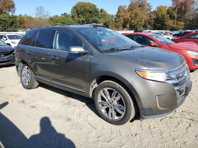 2FMDK3KCXDBA56046 - 2013 FORD EDGE LIMITED GRAY photo 4