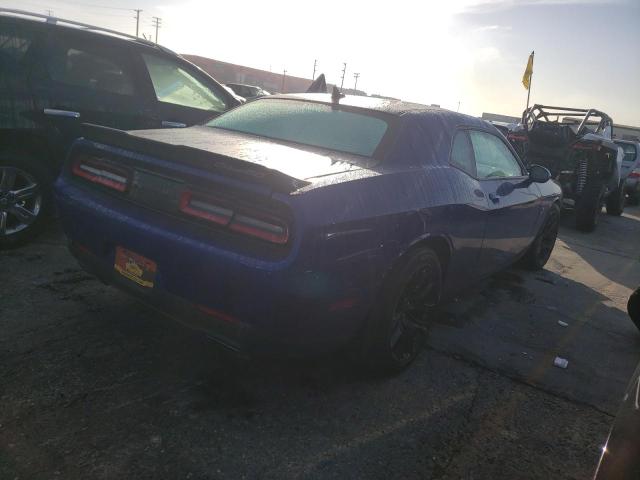 2C3CDZFJ8LH203664 - 2020 DODGE CHALLENGER BLUE photo 3