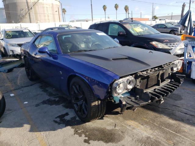 2C3CDZFJ8LH203664 - 2020 DODGE CHALLENGER BLUE photo 4