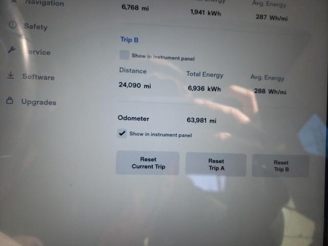 5YJSA1E20GF153723 - 2016 TESLA MODEL S Կապույտ լուսանկար 9