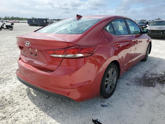 5NPD84LF1JH257707 - 2018 HYUNDAI ELANTRA SEL RED photo 3