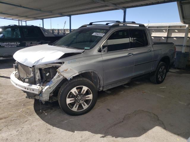 5FPYK3F76HB008014 - 2017 HONDA RIDGELINE RTL SILVER photo 1