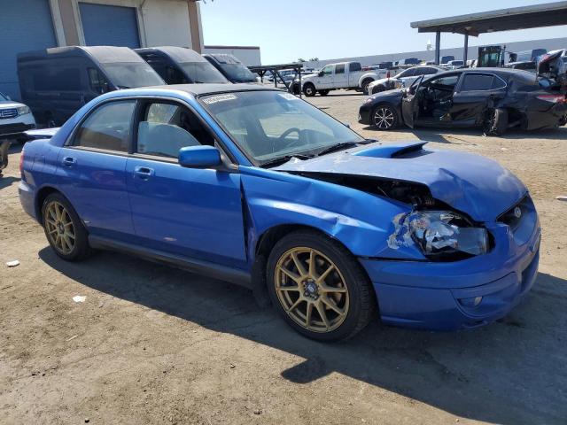 JF1GD29654G511390 - 2004 SUBARU IMPREZA WRX BLUE photo 4