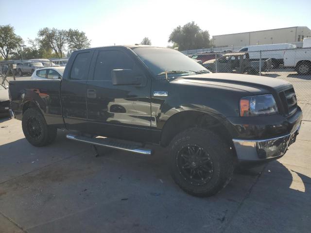 1FTRX12W97FB34488 - 2007 FORD F150 BLACK photo 4