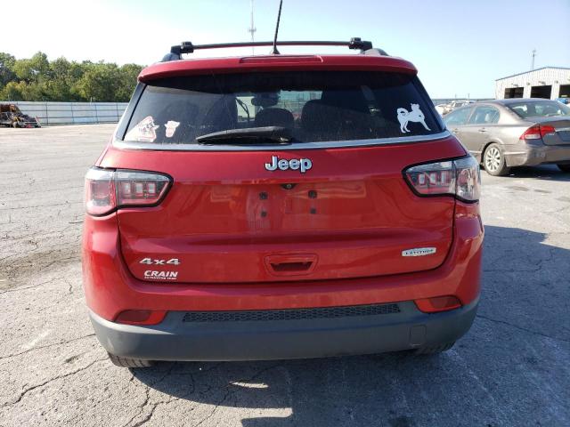 3C4NJDBB3HT639741 - 2017 JEEP COMPASS LATITUDE RED photo 6