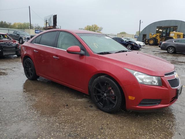 1G1PH5S91B7103656 - 2011 CHEVROLET CRUZE LTZ RED photo 4