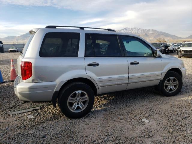 5FNYF184X5B039556 - 2005 HONDA PILOT EX SILVER photo 3