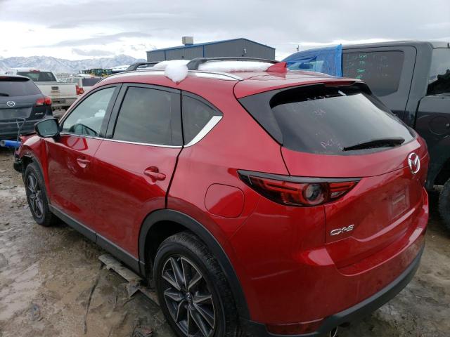 JM3KFADM0J0359237 - 2018 MAZDA CX-5 GRAND TOURING RED photo 2