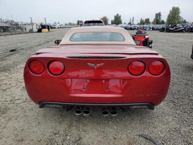 1G1YY36W885133637 - 2008 CHEVROLET CORVETTE RED photo 6