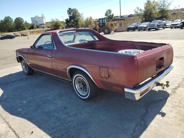 1W80KAD438956 - 1980 CHEVROLET EL CAMINO RED photo 2