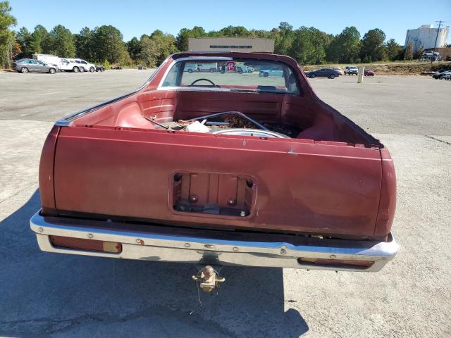 1W80KAD438956 - 1980 CHEVROLET EL CAMINO RED photo 6