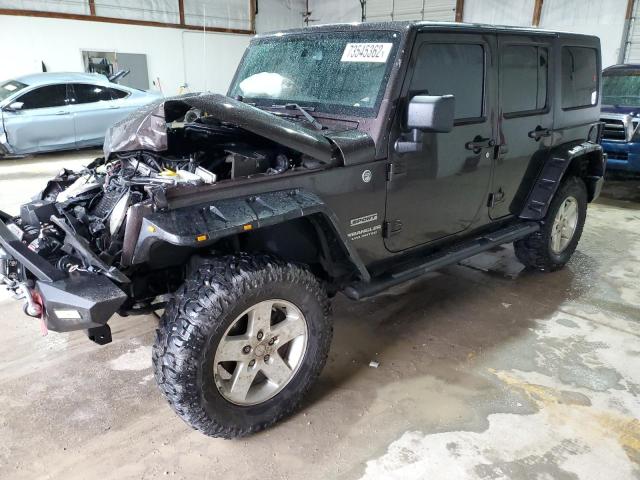 1C4BJWDG7DL682119 - 2013 JEEP WRANGLER U SPORT შავი ფოტო 1