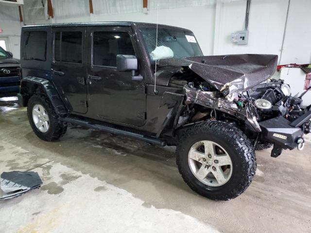 1C4BJWDG7DL682119 - 2013 JEEP WRANGLER U SPORT შავი ფოტო 4