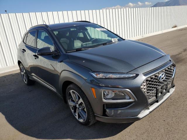 KM8K5CA56JU128268 - 2018 HYUNDAI KONA ULTIMATE GRAY photo 4