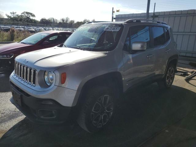 ZACCJBDB9JPH34827 - 2018 JEEP RENEGADE LIMITED SILVER photo 1