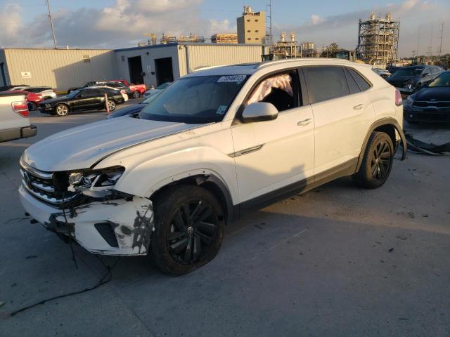 1V2JE2CA5MC239553 - 2021 VOLKSWAGEN ATLAS CROS SE თეთრი ფოტო 1